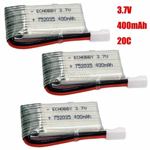 3pcs 400mah 25c 752035 - 3pcs,
